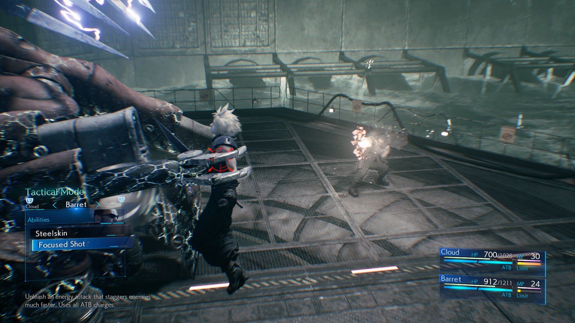 Final Fantasy 7 Remake Combat Offers Real-Time and Tactical