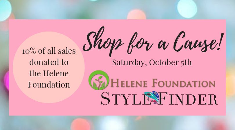 HeleneFound's tweet image. Great time for some new fall clothes!!  Stop by North Hills and visit Style Finder!! #supportingmomswithcancer #HereForTheNow