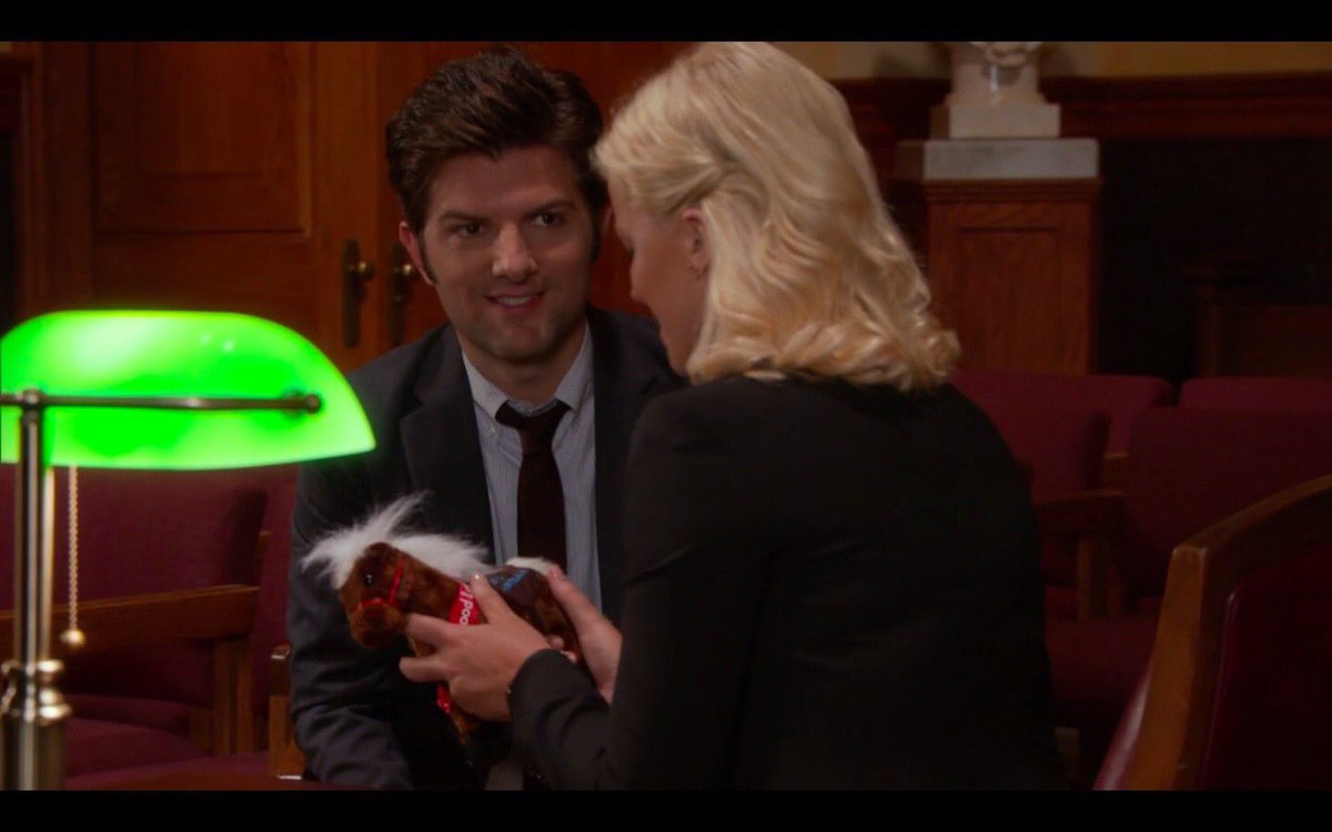 4x09 | the trial of leslie knope.... Please ... this entire is just so  the way he so softly says 'dont worry about me' when leslie asks whats going to happen to him  he really only cared about her 