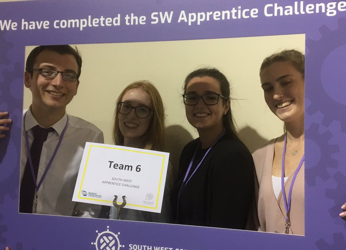 BryonyHoulden's tweet photo. Well done all our teams in #apprenticeSW who faced the Challenge today and were brilliant! https://t.co/QixpZBMNF7