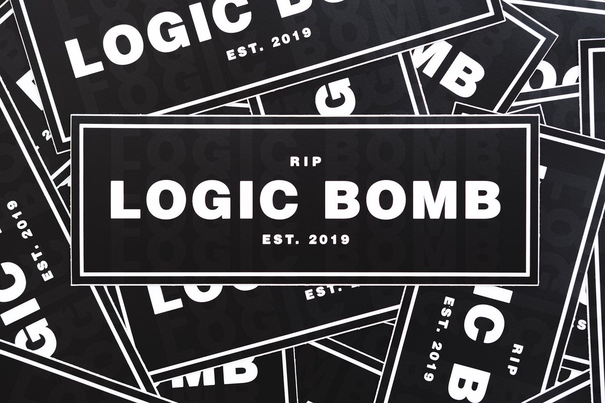 logicbomb_rip's tweet image. New sticker alert‼️Use code SPOOK20 for 20% off your entire order now through Halloween 🕸⚰️ #logicbombstickers #logicbomb #stickers #hacker #spooky