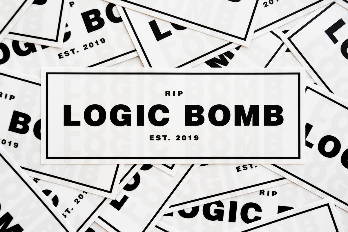 logicbomb_rip's tweet image. New sticker alert‼️Use code SPOOK20 for 20% off your entire order now through Halloween 🕸⚰️ #logicbombstickers #logicbomb #stickers #hacker #spooky