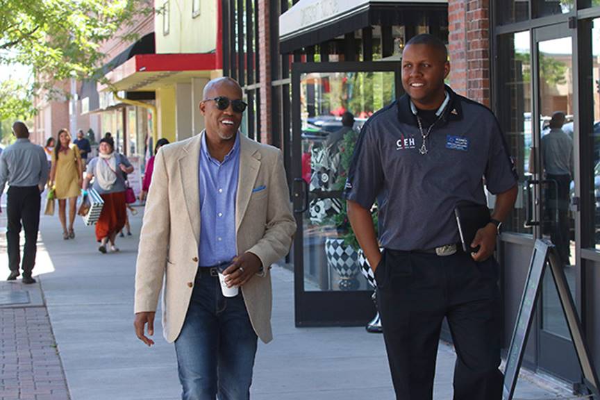 mast3rma5on7's tweet image. Just a couple business owners walking around #DowntownCS. Another beautiful day in #OlympicCityUSA. Talking big ideas and enjoying the weather. #FirmaIT #MensXChange