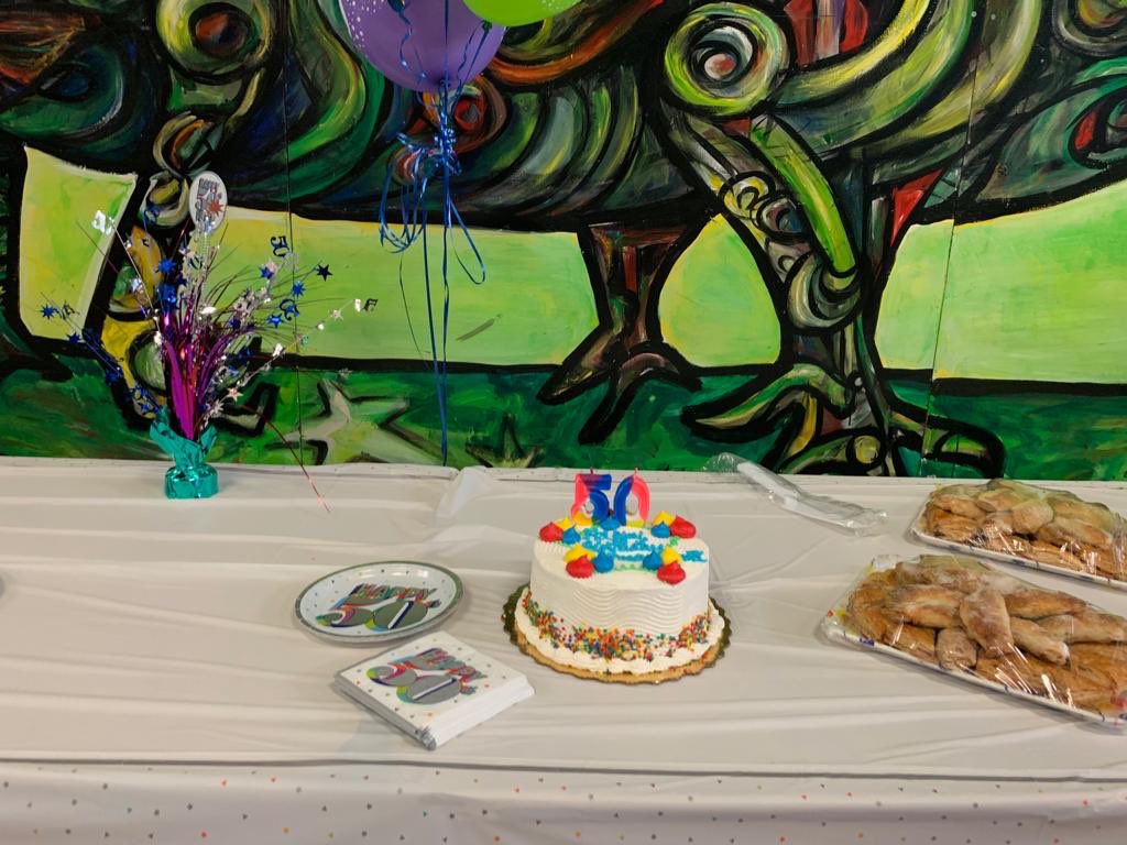 ErnieSierraMPD's tweet photo. Thought I was walking into an #AllapattahNET team meeting and this happened...... #greatestTeamEver thank you and I appreciate you. Just 6 years early on the age #NoImNot50 https://t.co/qyqD0NbPzp