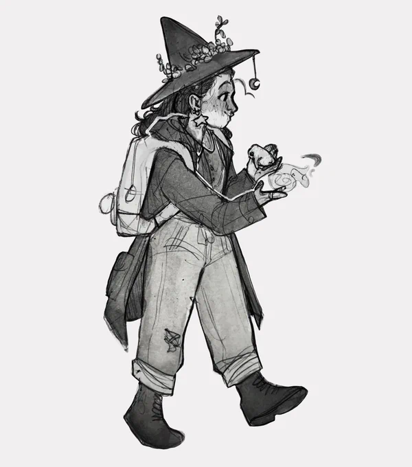 i redid my witchsona a little bit lets gooooo!
#inktober #witchsona 