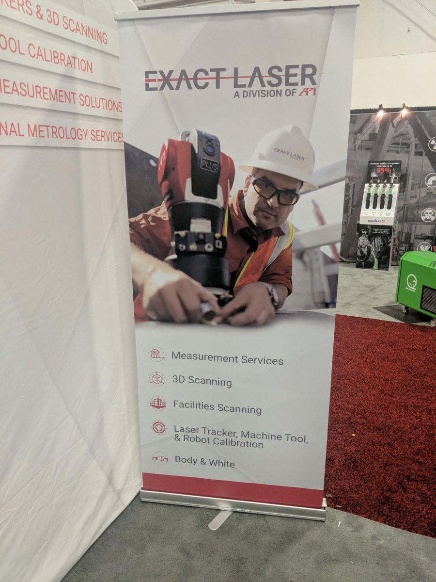 APIMetrology's tweet image. Photos from the floor at the Canadian Manufacturing and Technology Show. Stop by booth 4218 and talk with our experts to find out about API’s metrology and calibration products and services. See what API can do for you today!

#APIMetrology #NothingBeyondMeasure #GoAPI #CMTS2019