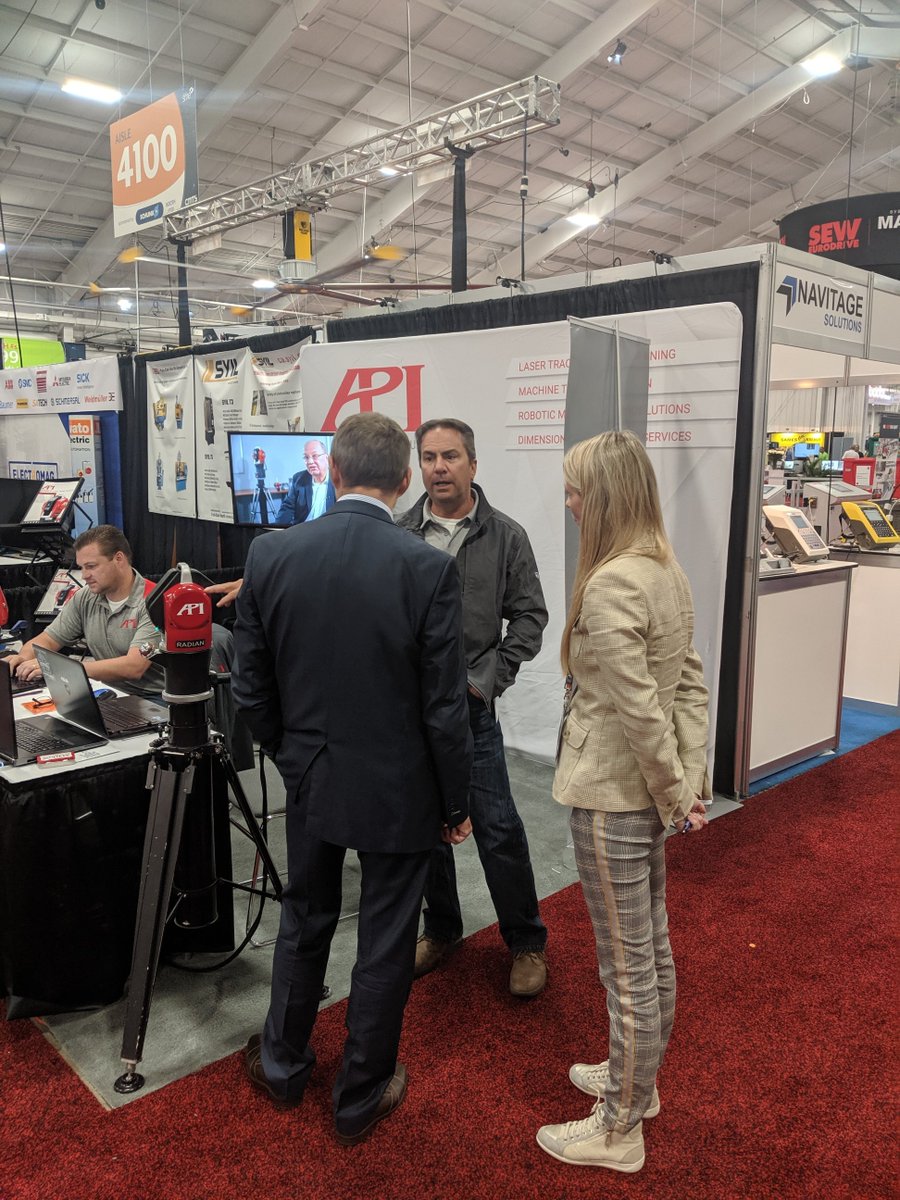 APIMetrology's tweet image. Photos from the floor at the Canadian Manufacturing and Technology Show. Stop by booth 4218 and talk with our experts to find out about API’s metrology and calibration products and services. See what API can do for you today!

#APIMetrology #NothingBeyondMeasure #GoAPI #CMTS2019