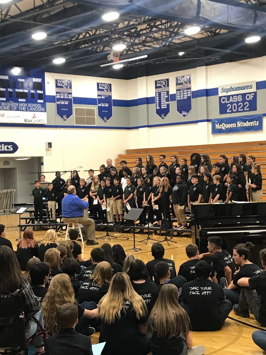 This was last evenings Choral Zone Concert at McQueen High School with Clayton's 7th and 8th grade chorus.  Tonight the students will be at their 2nd Zone Concert at Reno High at 7 P.M.! #ClaytonCubs #ZoneConcert #Chorus