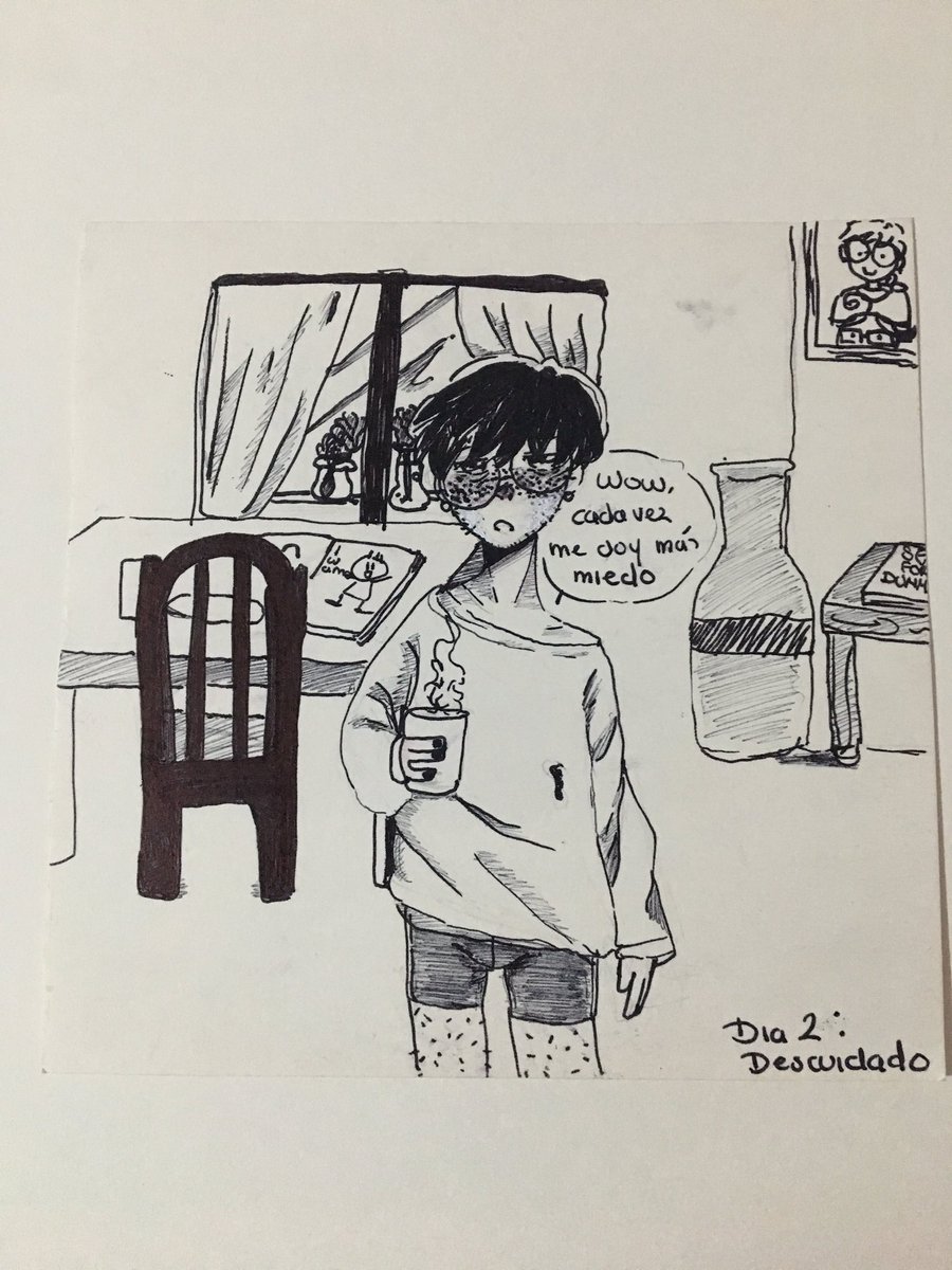 elgrangus09's tweet image. #Inktober2019 Día 2: descuidado