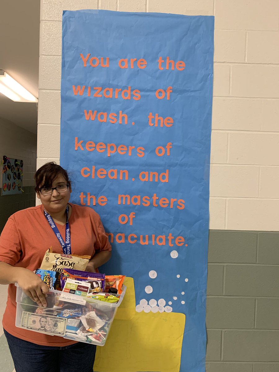 Today,  <a href="/hcebulldogs/">Hill Country ES- Bandera ISD</a>, we honor our custodians. Thank you Norma, Maria, Tiffany and Philip. Y’all are AMAZING!#NationalCustodianDay #WeLeadTX