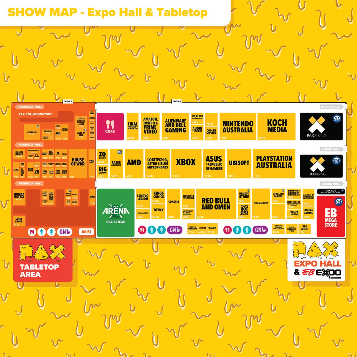PAXAus's tweet photo. It’s here! The #PAXAUS 2019 Show maps are now LIVE! Where to first?

Download the app and check out the full maps now!
https://t.co/DIkM7XThFr

Book your badges: https://t.co/mhQsrgNqoN https://t.co/6A3LZneSX9