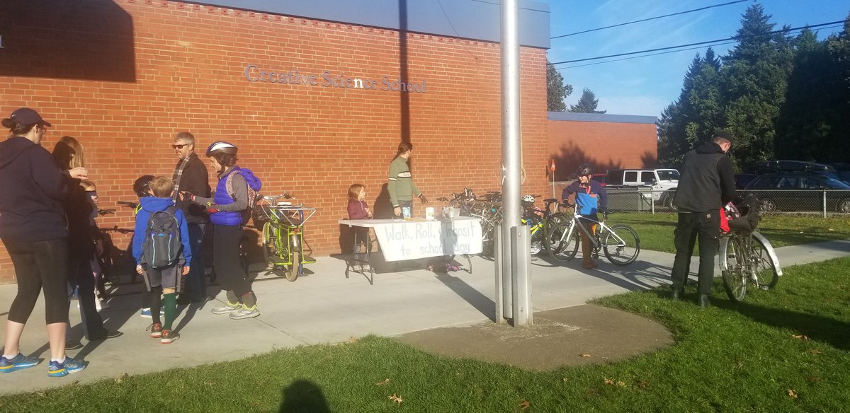 It was a beautiful day for National Walk and Bike to School Day! 

#CSS