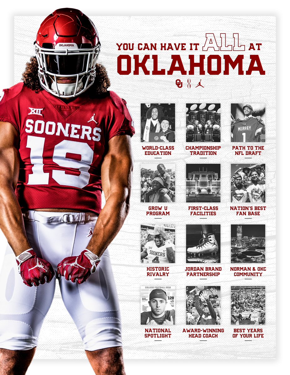 OU_Football's tweet photo. You can have it ALL at Oklahoma.

#OUDNA https://t.co/Ri8SBx4Ri5