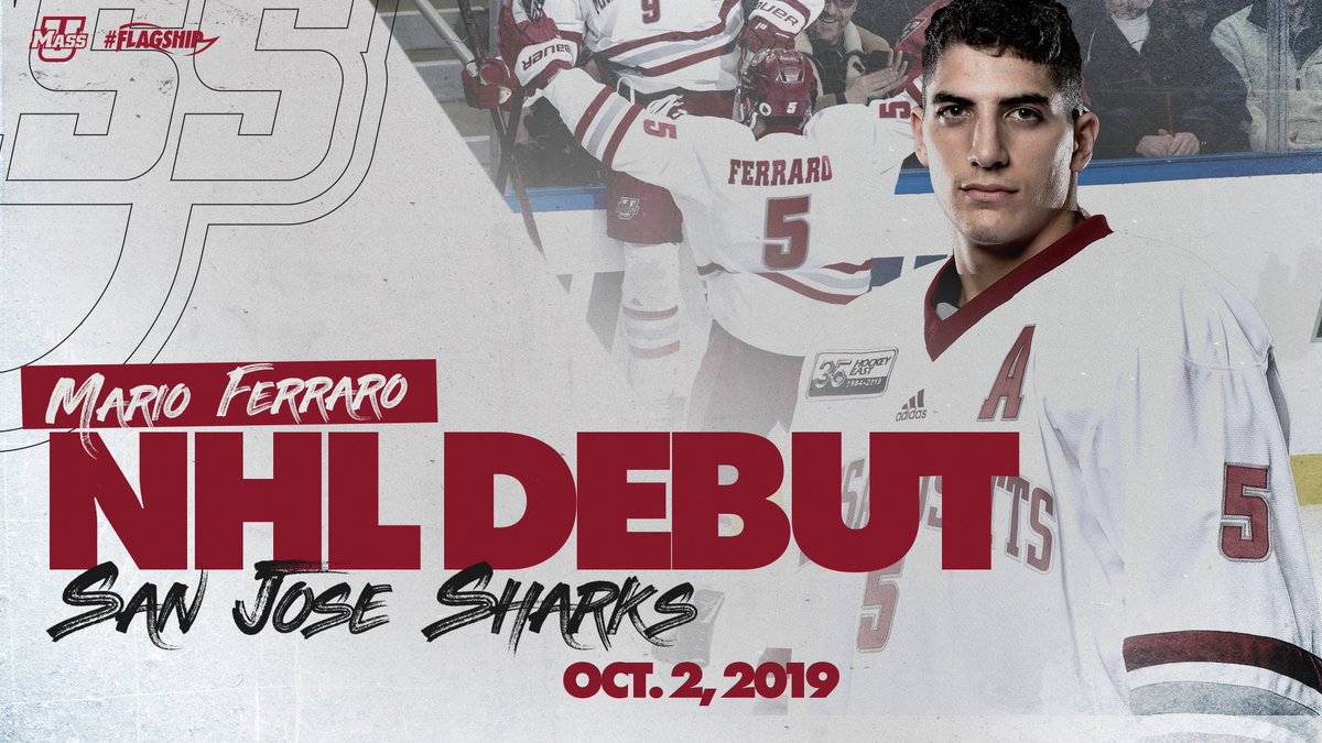 So proud of this guy ⬇️

The 1️⃣6️⃣th Minuteman to reach the NHL in program history 👏

Crush it Mar 👊

📰: bit.ly/2nYk4Zy

#Flagship 🚩