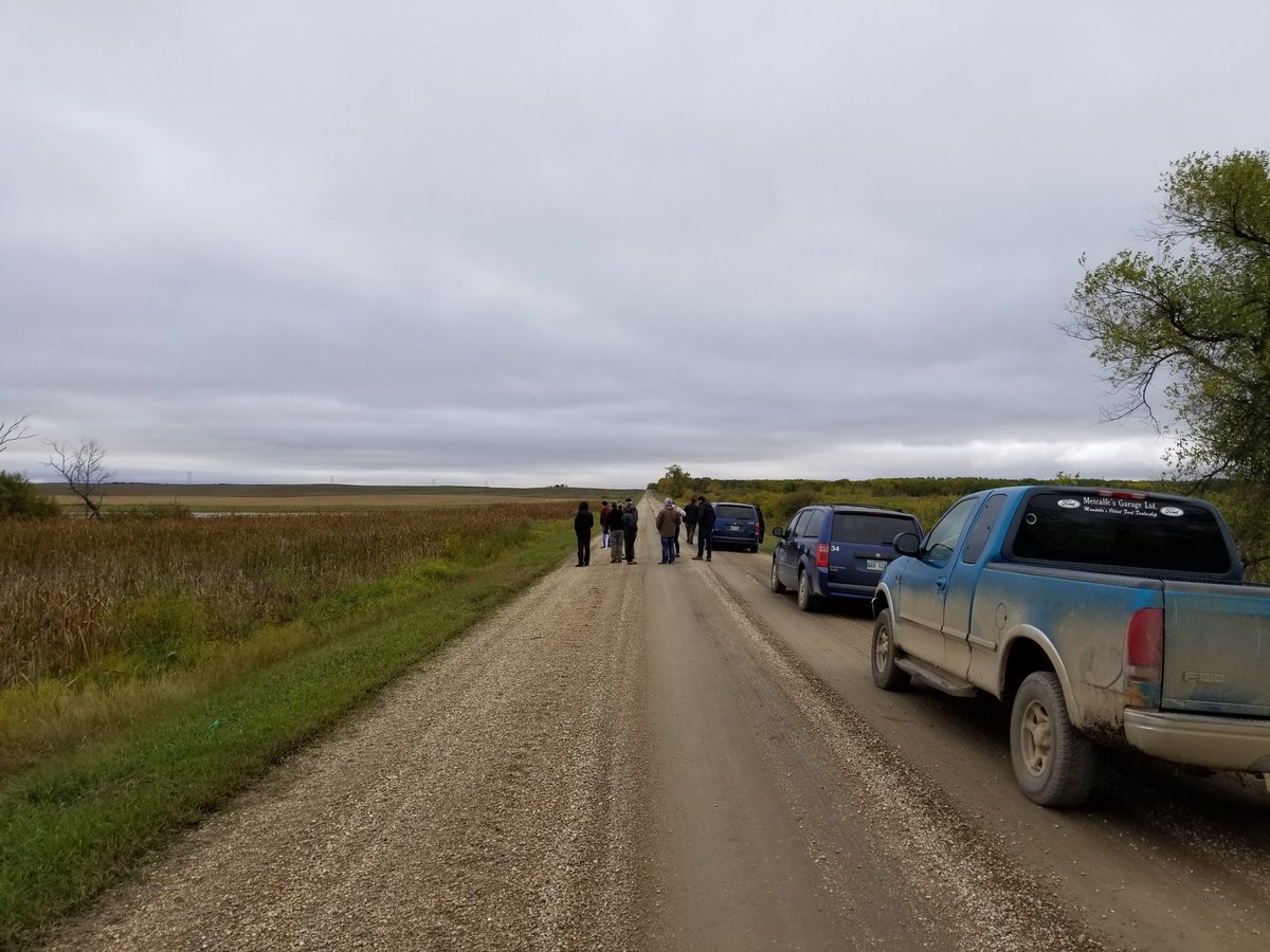 Today with colleagues from AAFC we were choosing sites for our Living Labs project.