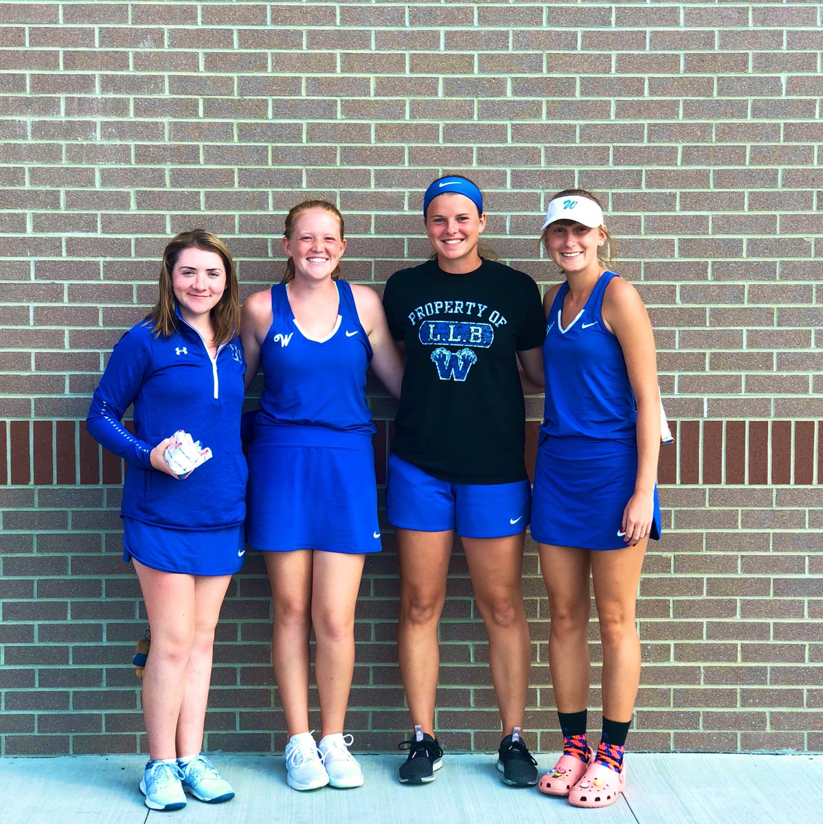 Very proud of the grit these four showed over the last two days! Several hours of tennis in 90 + degree weather! Way to represent @WCHCS Districts Here We Come! #DontLimitYourself 🎾