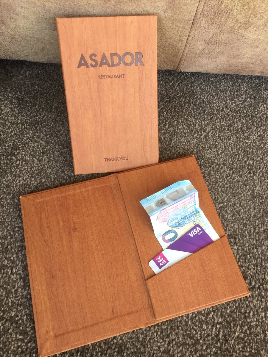 mainly_menus's tweet image. The stunning Sherwood Bill Presenter with striking Heat Embossed personalisation. See this and more on mainlymenus.ie