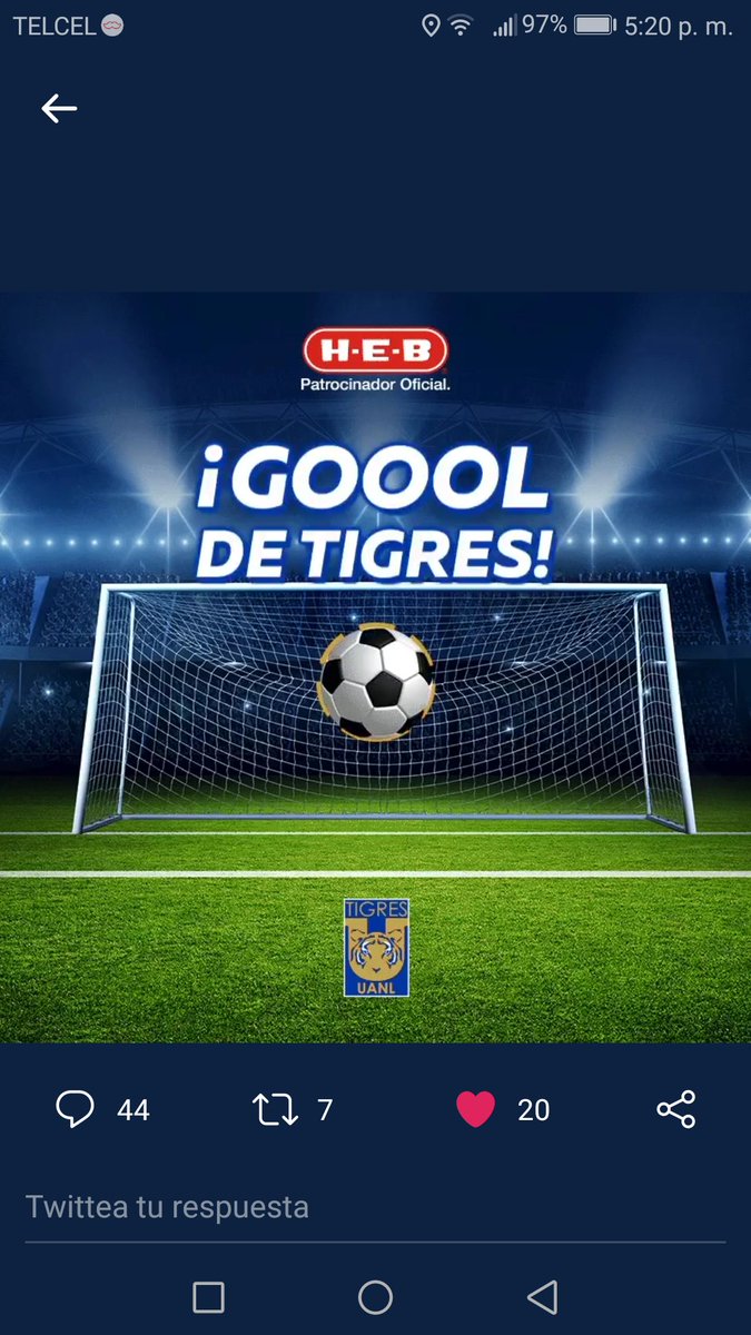 GRUZZ3's tweet photo. @HEB_mexico @TigresOficial #HazloIncomparable https://t.co/eBZeA0iB8a