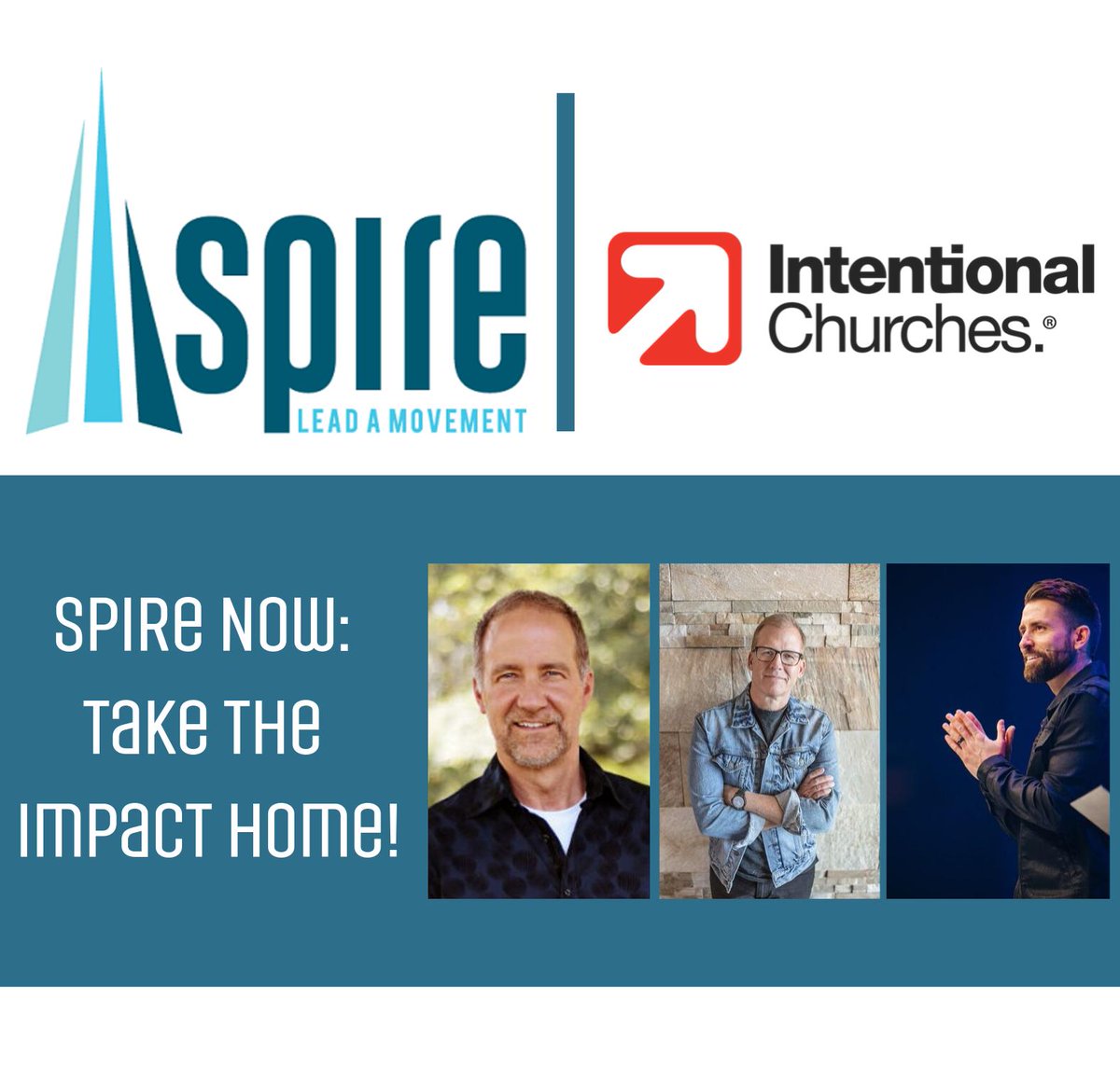 bartrendel's tweet image. Can't wait to connect w/church leaders from across the nation at Spire next week! Don't forget about Spire Now: Take the Impact Home! 
Join @intentchurches after Spire for lunch &amp;amp; panel discussion w/ @DaveStone920 @GeneAppel and @AaronBrockett! Register at buff.ly/2LvV45b