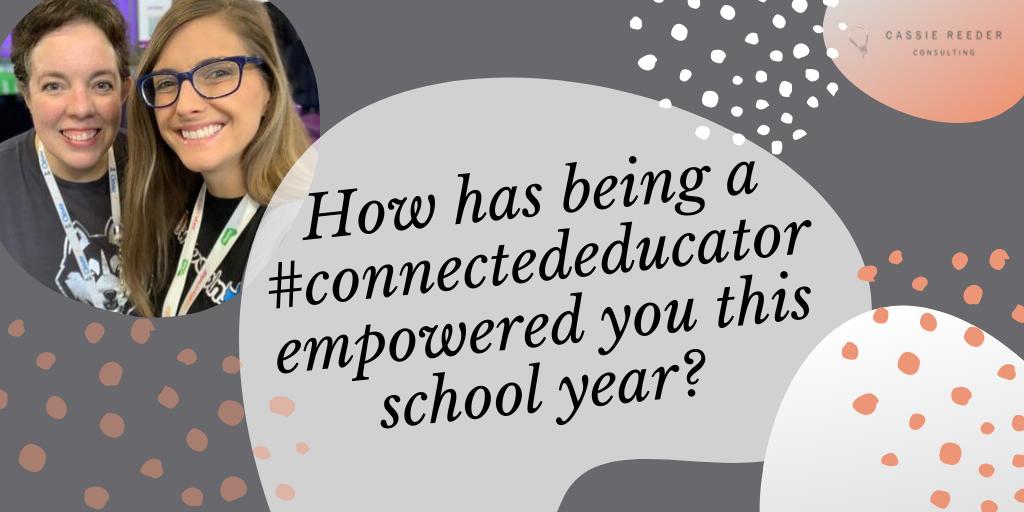 cassiereederedu's tweet photo. It's your turn! I'd love to know how being a #connectededucator has empowered you / your students / your colleagues this school year! #buildyourpln #passthescopeedu #ecglobal #ceduad #relationshipbuilding #virtualpln #professionallearningnetwork #rethink_learning #ntchat #40CFPln https://t.co/ZpxvzyYjRv