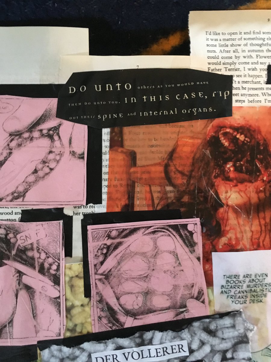 krustations's tweet photo. CW: Blood, Gore, Mutilation and slew of other distasteful shit. Collage I made for @JugendMason [images used not mine] happy spooktober 🦷👁 https://t.co/xsEiRh9mDG