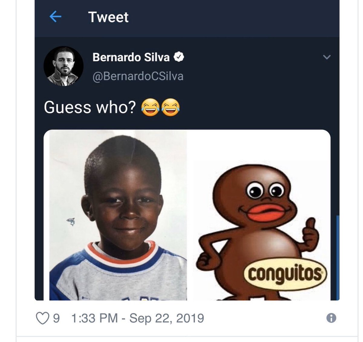 pics Bernardo Silva Tweet bolarinwa olajide on twitter official