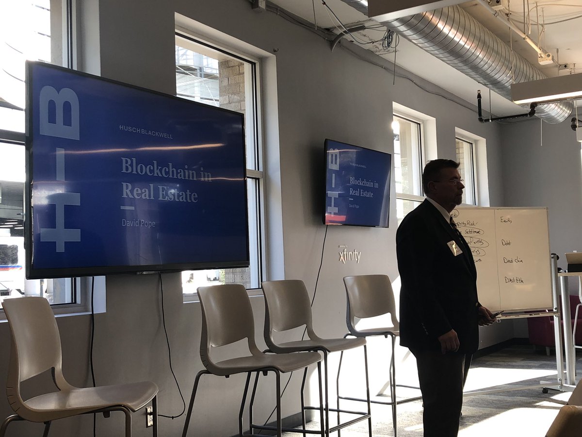 David Pope discussing Real Estate on the blockchain and tokenizing real property.  #denverblockchainweek #globalblockchainsummit #blockchain