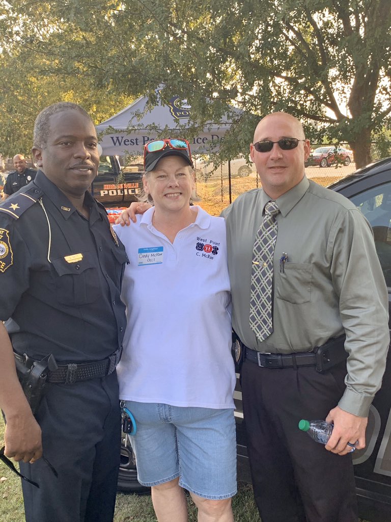 wppd1's tweet photo. The West Point Police Department would like to thank everyone that came out to National Night Out! Our Community is much better when we can discuss topics of concern, fellowship with each other, and build relationships that transcends barriers. #LawEnforcement https://t.co/7iv8LWSLbB