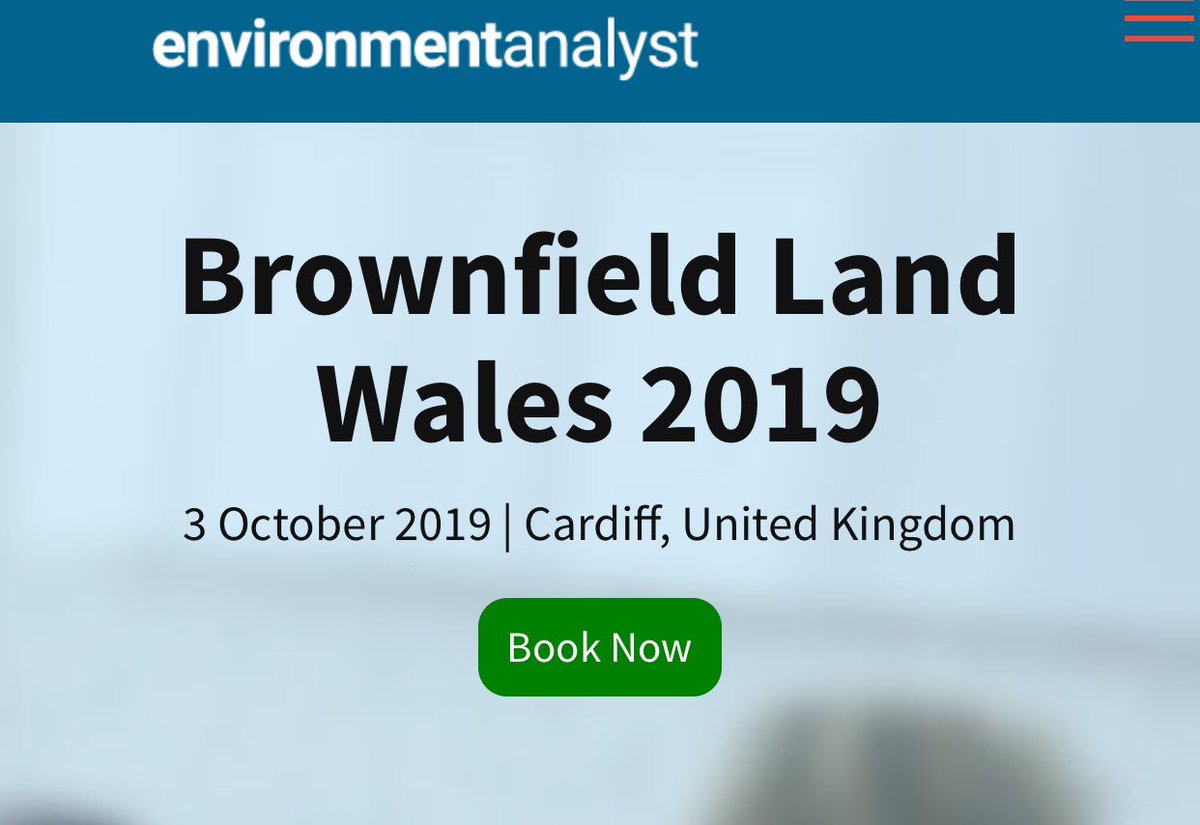 Martin Holmes @CelticTechLtd UK Operations Director presents at Brownfield Land Wales 2019 - 3rd October| Cardiff. Martin, speaking at 12 noon Thurs, will speak on remediation &amp; brownfield development, including stabilization of a Gasworks project. #remediation <a href="/BiogenieUKLtd/">Biogenie UK Ltd</a>