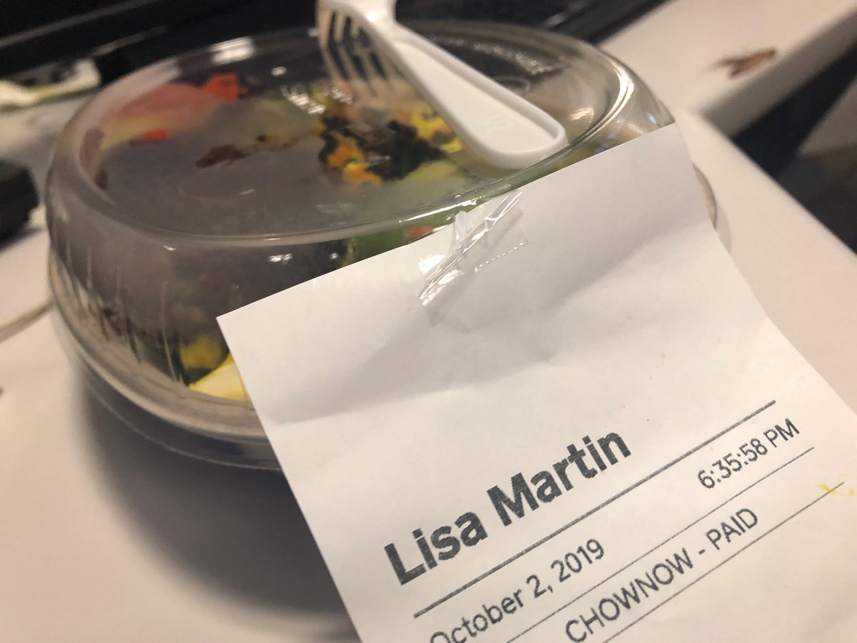 LisaWBZ's tweet photo. When @LiamWBZ & I order similar takeout items. Thanks @davidwade for picking up! #namescramble https://t.co/BjnnCqZIND