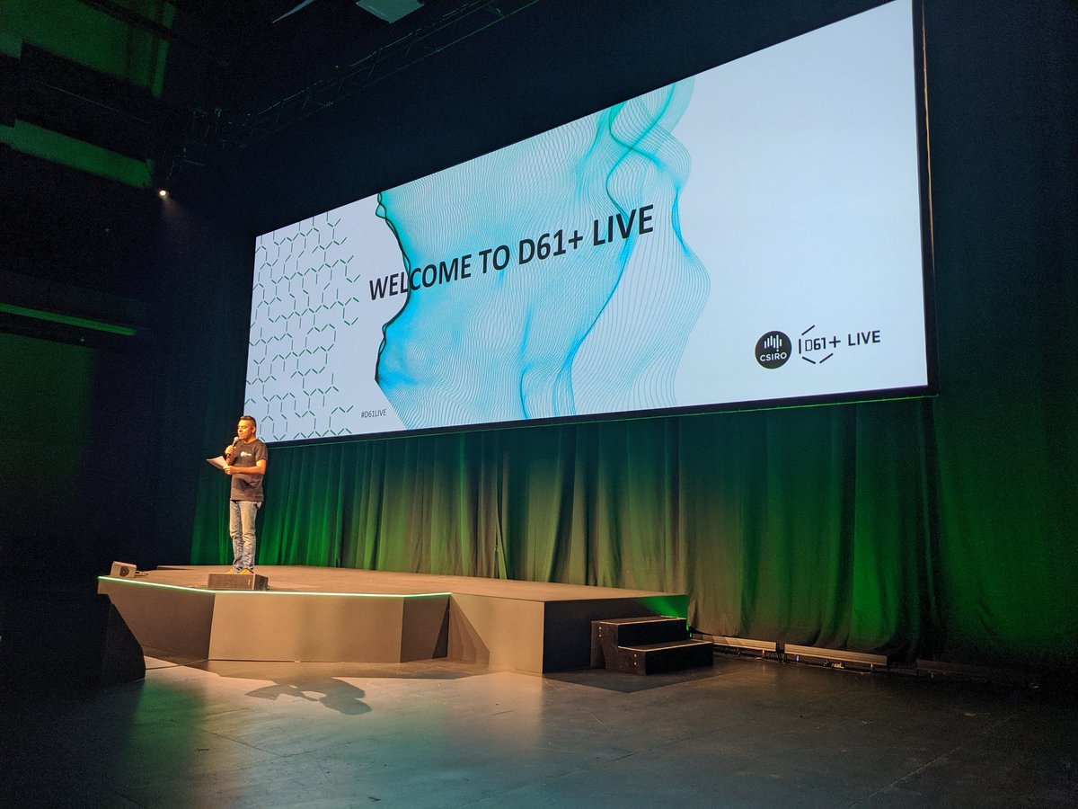 feraldata's tweet photo. Kicking off at #D61live ... With stories of shoes https://t.co/CKXNa8pDZY