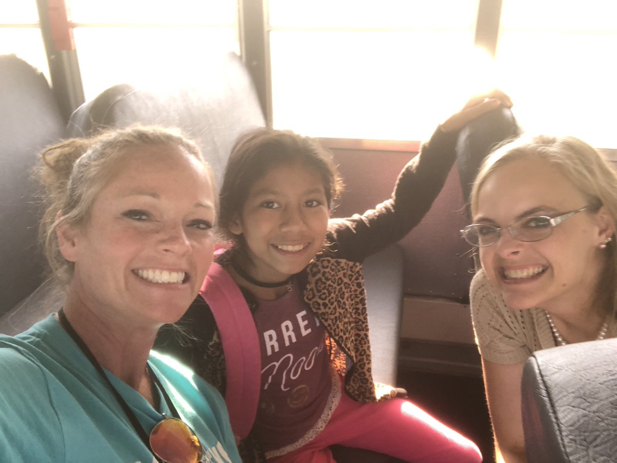 JennButtars's tweet photo. Simply #RideTheBus and connect with your Ss on a level you may never reach within the walls of your classroom. #KidChats show you genuinely care and are interested in who they are. #kidsdeserveit #WeLeadTx #principlesinaction #ElemAPNetwork https://t.co/3zwi1CMBeI
