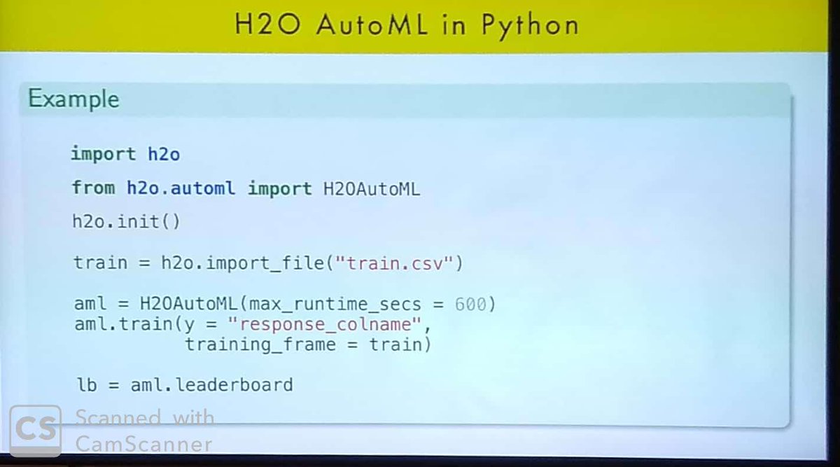 Cómo usar #AutoML en Python 🐍