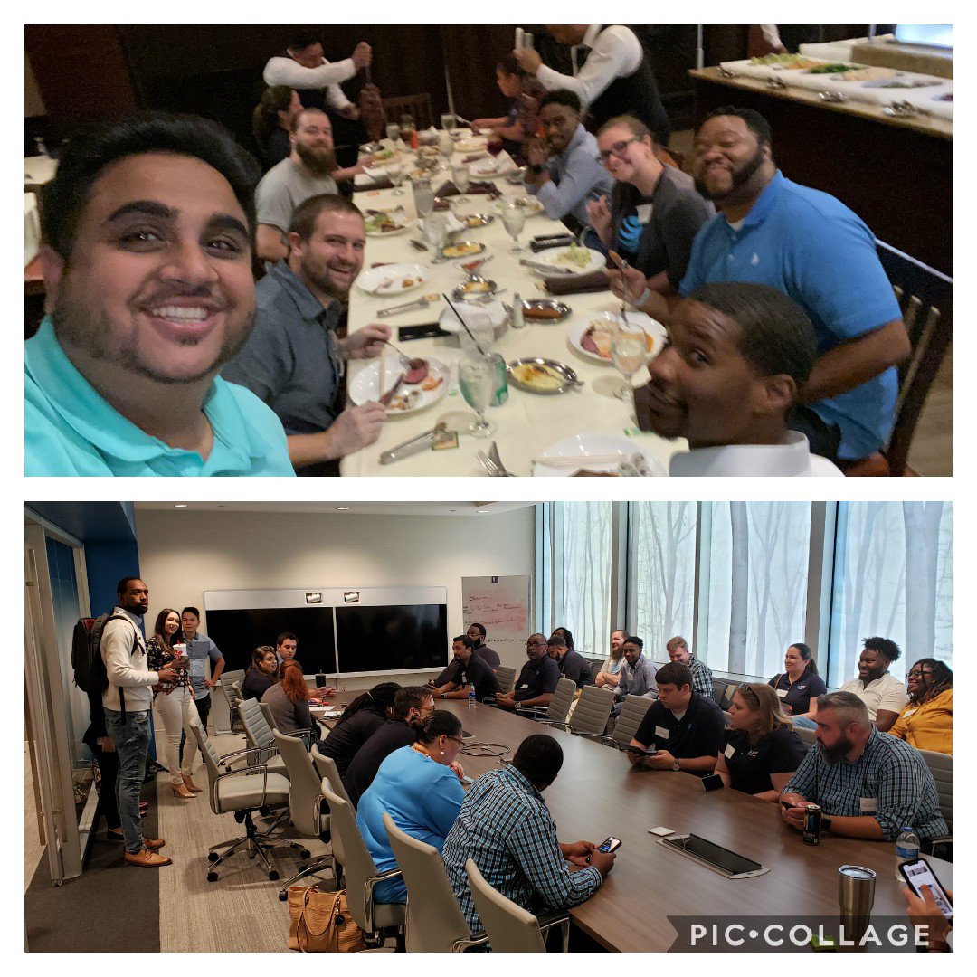 We had a wonderful business incubator today in ATL! Followed by an incredible team dinner!