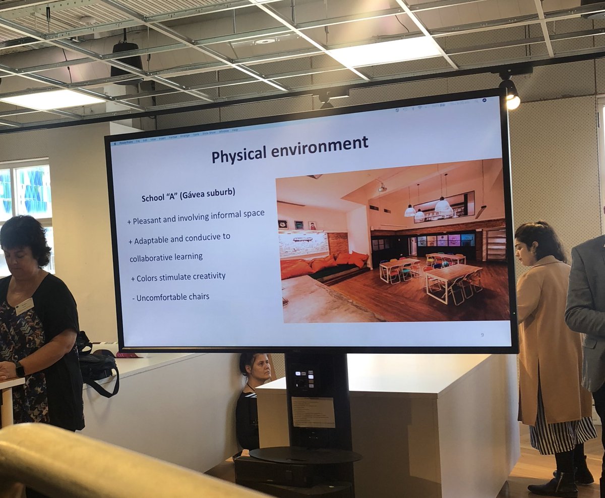 maxine_galante's tweet photo. Hearing about the pedagogical, psychological, social and physical challenges and successes when beginning the journey of establishing #ILEs and #creativeenvironments in Brazil. #Transitions19 @projectILETC https://t.co/X1eTN8fVi9