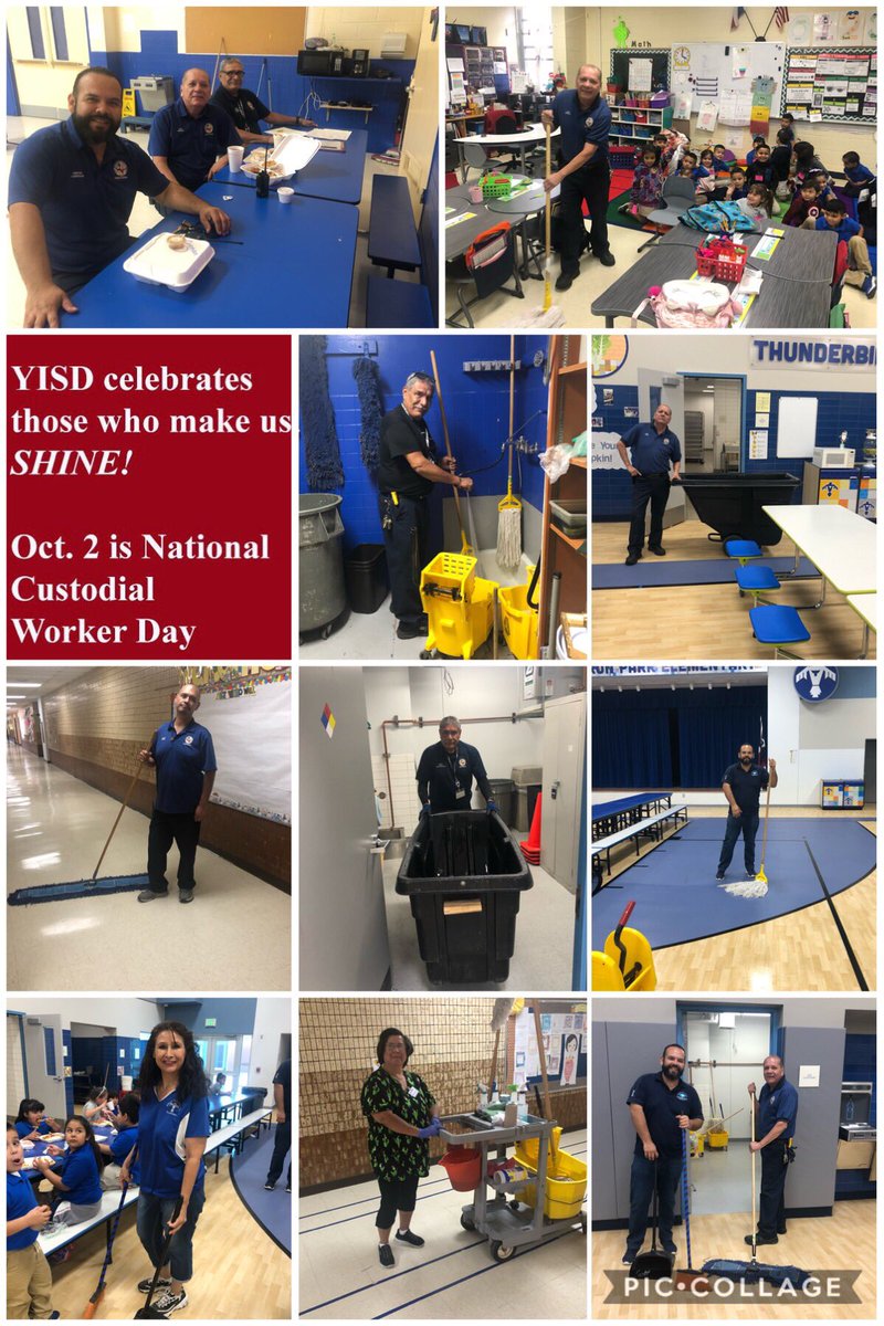 The quiet heroes 🦸🏻‍♀️🦸🏻‍♂️of our school! 🏫 They’re behind the scenes, but vital to the function of the entire campus! You’re the 🔑 to our school! Thank you for making us shine each day! We ❤️ our custodians! @LeBarronParkES #CustodianAppreciationDay #THEDISTRICT