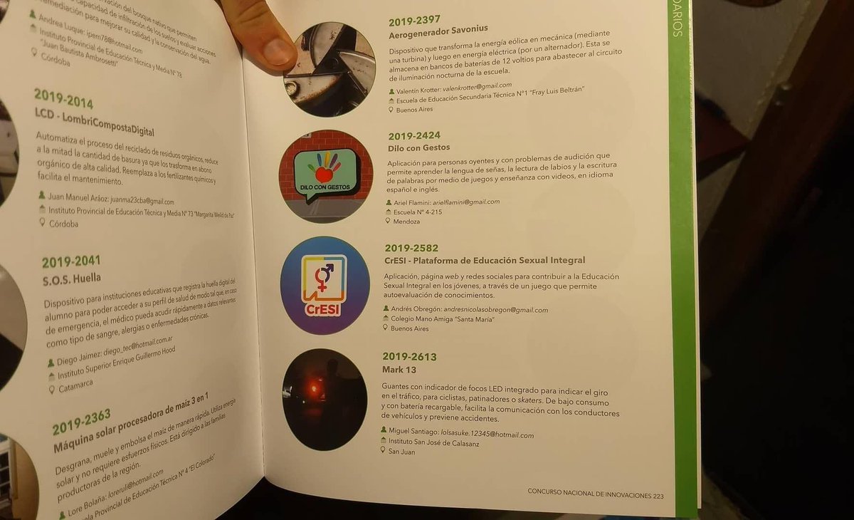 📌 El honor y el orgullo de que nuestro proyecto aparezca en el Catálogo Nacional de Innovaciones de <a href="/INNOVAR/">INNOVAR</a> @BAConectados #esi #CrESI #Sexualidad <a href="/prof_obregon/">Obregón Andrés</a>