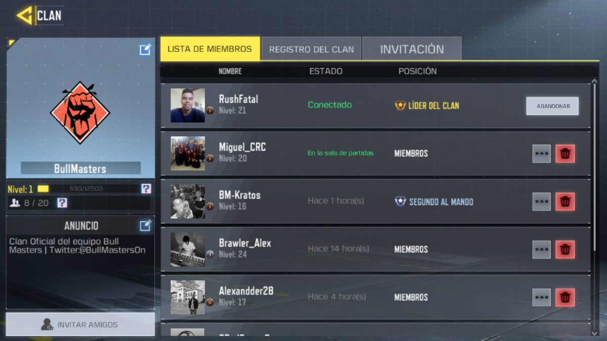 BullMastersOn's tweet photo. #BMCOD
Hoy hacemos oficial nuestro clan de @CallofDuty, vamos toros a romperla, en este nuevo juego.
Sponsors:@easygameitems, @GuaridaGC, @DeporteVersus
'' Nunca le toques los cachos al toro''
#GoBullππͺπ» https://t.co/ElU1JipjTV