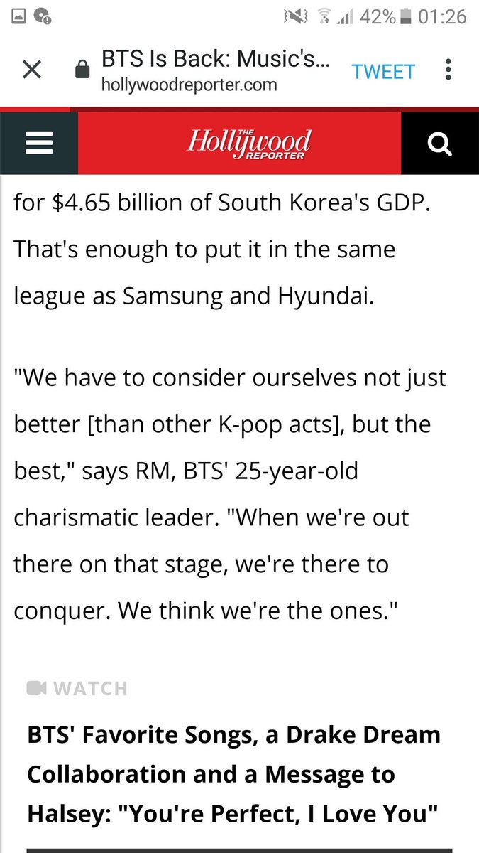 staningmyloves's tweet photo. Okay so they are telling me that "We're there to conquer. We think we're the ones." is an actual thing Namjoon said?? Like I'm sorry but I don't think I'm really convinced 🤔
#BTSxTHR https://t.co/gppni6DApH