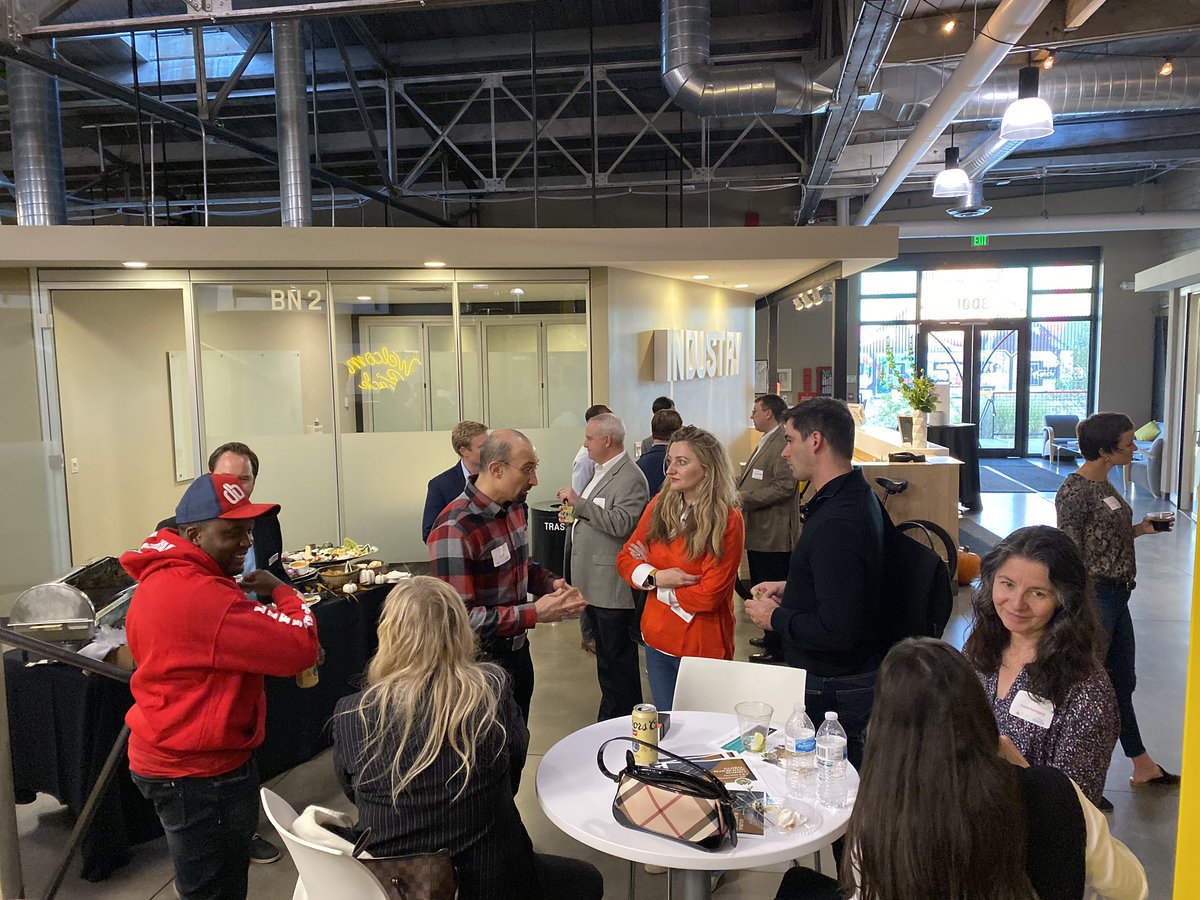 aligncompliance's tweet photo. Gene Geiger, A-LIGN’s Chief Technology Officer welcomes guests to our Denver Blockchain Week networking event.
Thanks to all who attended! We look forward to seeing you tomorrow at @gblockchain1 !
#DenverBlockchainWeek #GlobalBlockchainSummi https://t.co/N8iC4nWPK2