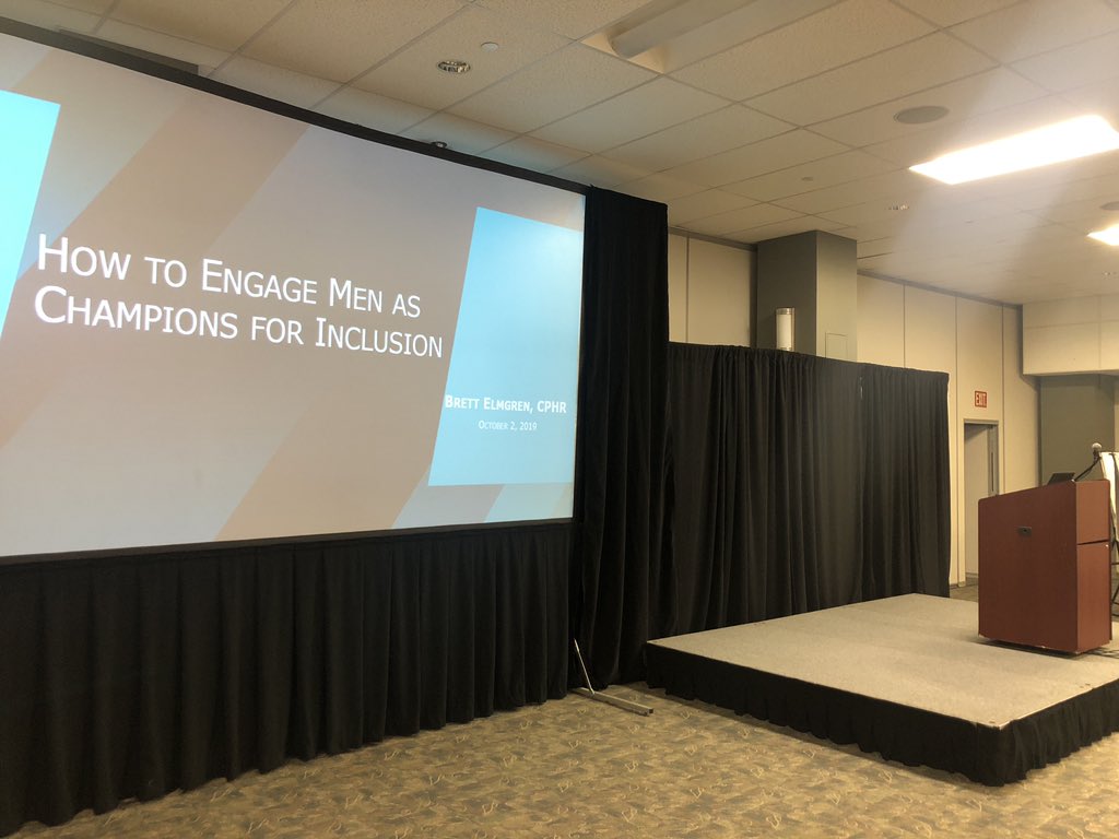 BrettElmgren's tweet photo. Thanks @CPHRSK for the opportunity to discuss how to engage men as champions for inclusion. Such a fun day, with some amazing leaders. https://t.co/RadHp4U0FC