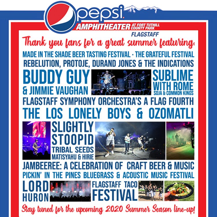 Thank you Pepsi Amp fans! - mailchi.mp/rpmtix/vote-fo…
Never miss an event!  Sign-up for the Pepsi Amp email and be notified when the 2020 Summer Season line-up arrives!  Sign-up here: pepsiamp.com/email-signup/