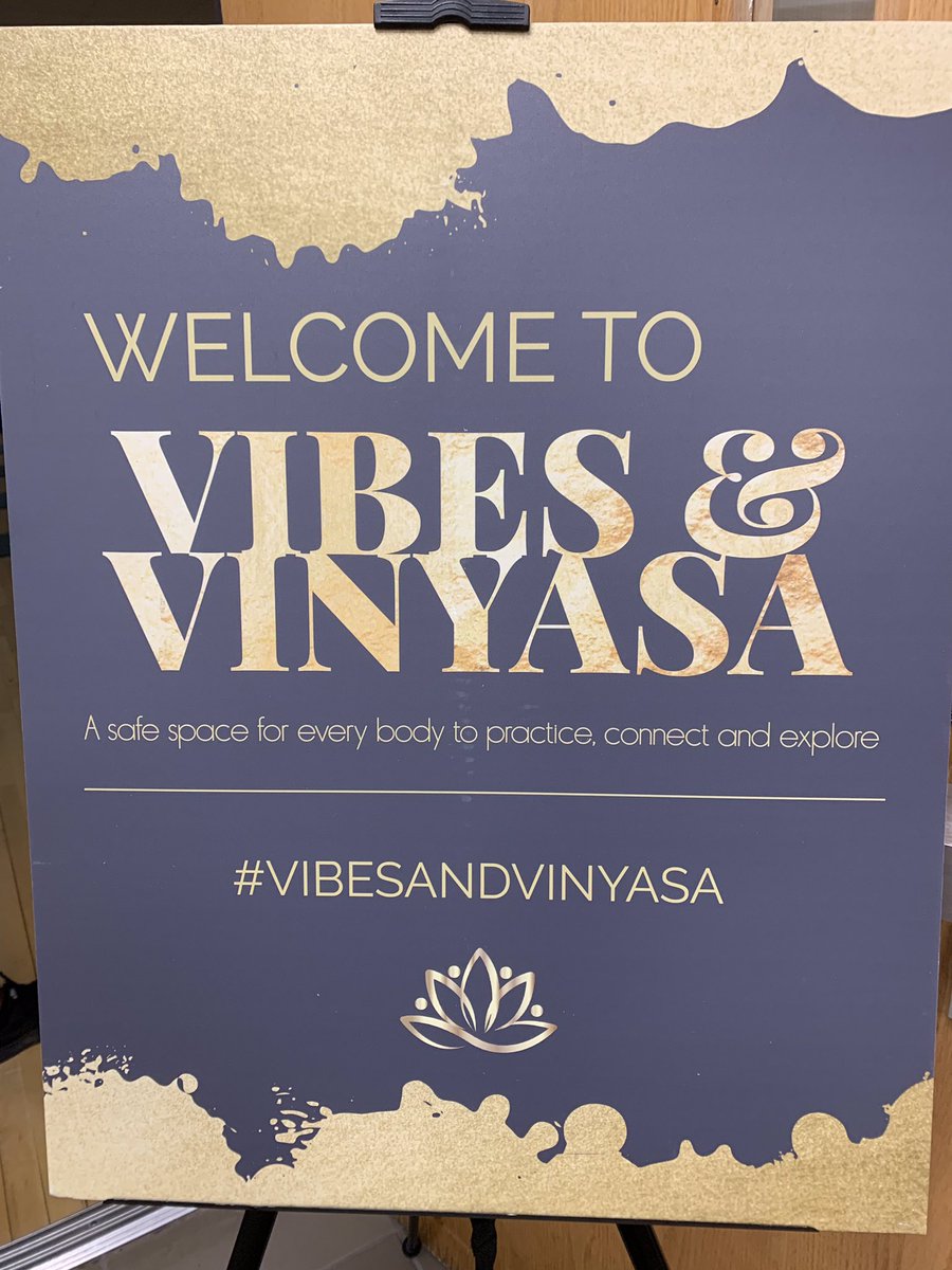 RowanCampusRec's tweet photo. Thank you for joining us at Vibes and Vinyasa, Profs! Join us for more yoga classes during our Group Fitness classes. #RowanRec https://t.co/oV0pWrAYKC