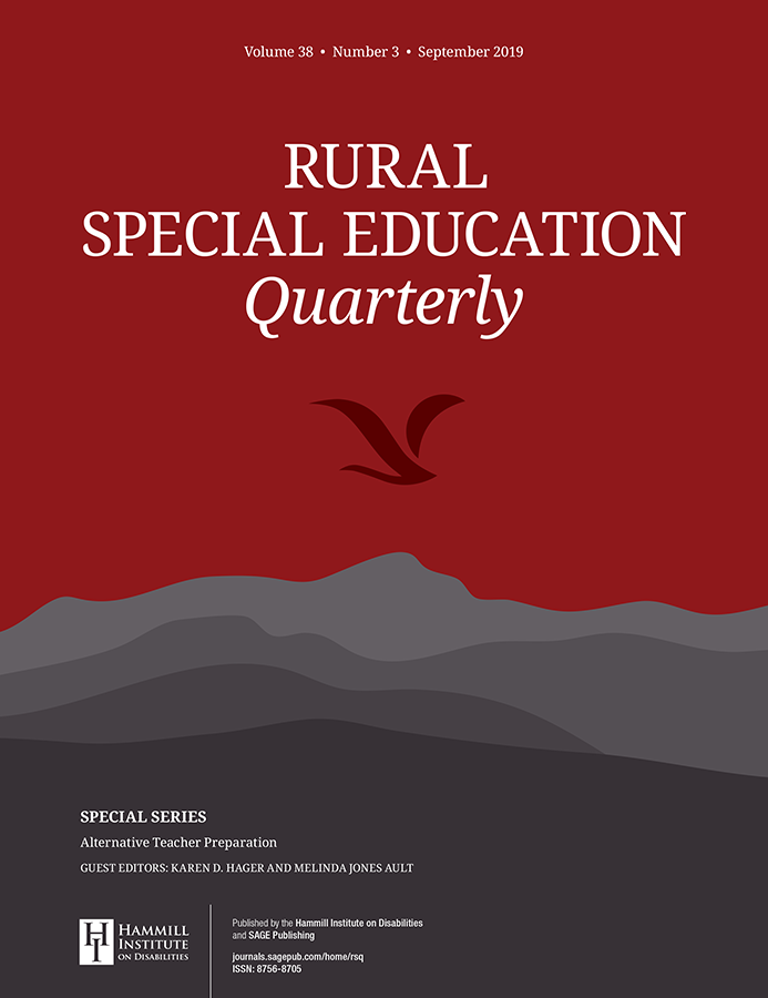 CECDResearch's tweet photo. If you are doing work in rural special education, please consider Rural Special Education Quarterly (RSEQ), the only national scholarly publication devoted to topics and issues in service delivery or personnel preparation in rural special ed https://t.co/f0dnNfWEAC https://t.co/rIUh41Hw3w