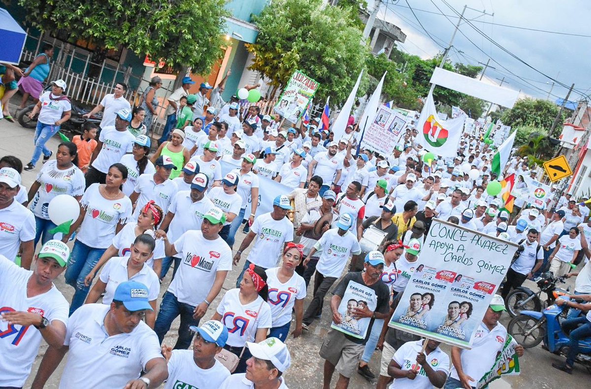 CARLOSDGE's tweet photo. ¡MOMIL QUIERE FUTURO CON CARLOS GÓMEZ!

Con esta gran caminata #Momil le dice sí a #CórdobaTieneFuturo y a nuestro seguro alcalde Gabriel Bittar. La victoria está cerca y este 27 de octubre así será.

#CórdobaTieneFuturo https://t.co/FSNKx5QQW7