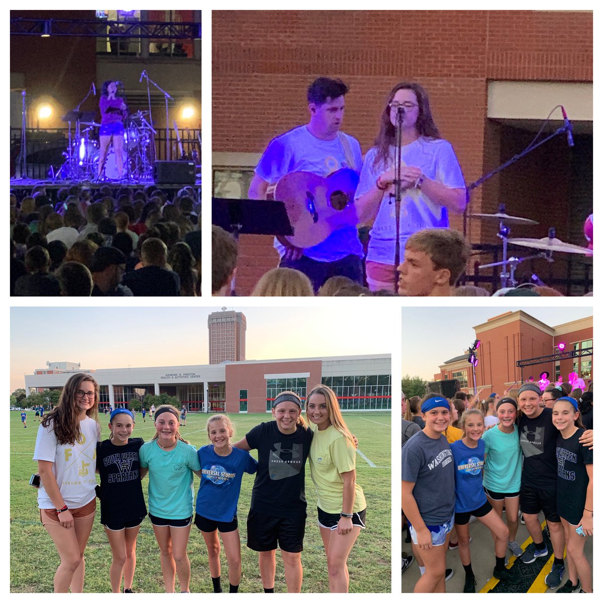 SWSoftball's tweet image. FCA Fields of Faith....Enjoyed hearing SW Spartan Taylor Enlow’s @taylorenlow welcoming prayer and hearing @WKUSoftball Taylor Davis’ @tdizzle126 personal testimony. Loved seeing the SW softball players there to support both Taylors!! ❤️🥎 @spartansfca