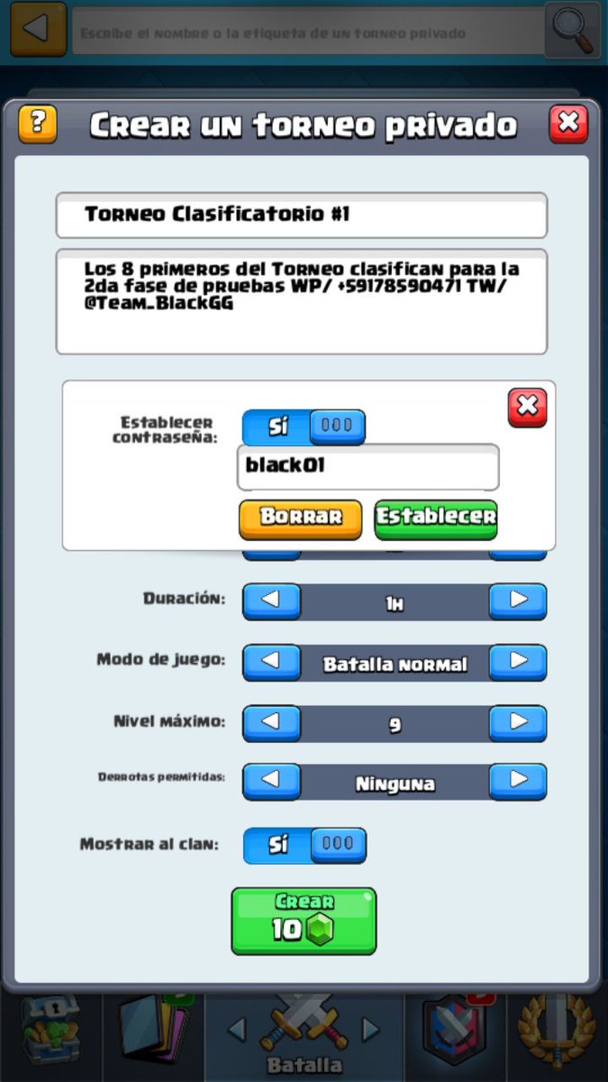 Torneo Clasificatorio #1 

¿Quieres formar parte de nuestro equipo competitivo? 

Esta es tu oportunidad ven y demuestra tu nivel Crack😎