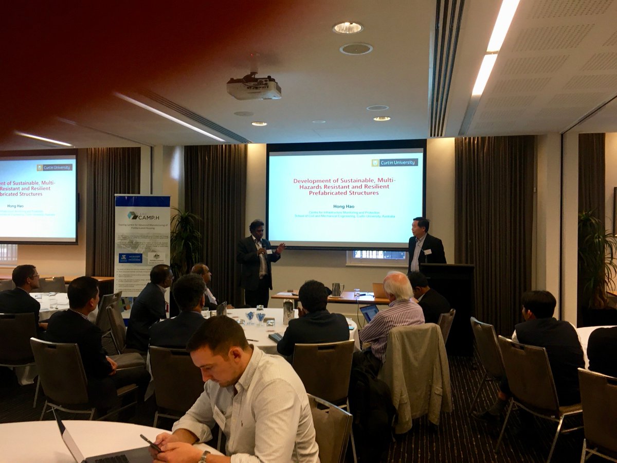 arccamph's tweet image. ARC-CAMPH R&amp;amp;D Forum continuing with keynote speaker, Prof. Hong Hao on "Development of sustainable, multi-hazards resistant and resilient structures" - Director of CIMP, ARC laureate fellow, Curtin University, join us live on lnkd.in/gfDvaU5
#modularconstruction #prefab