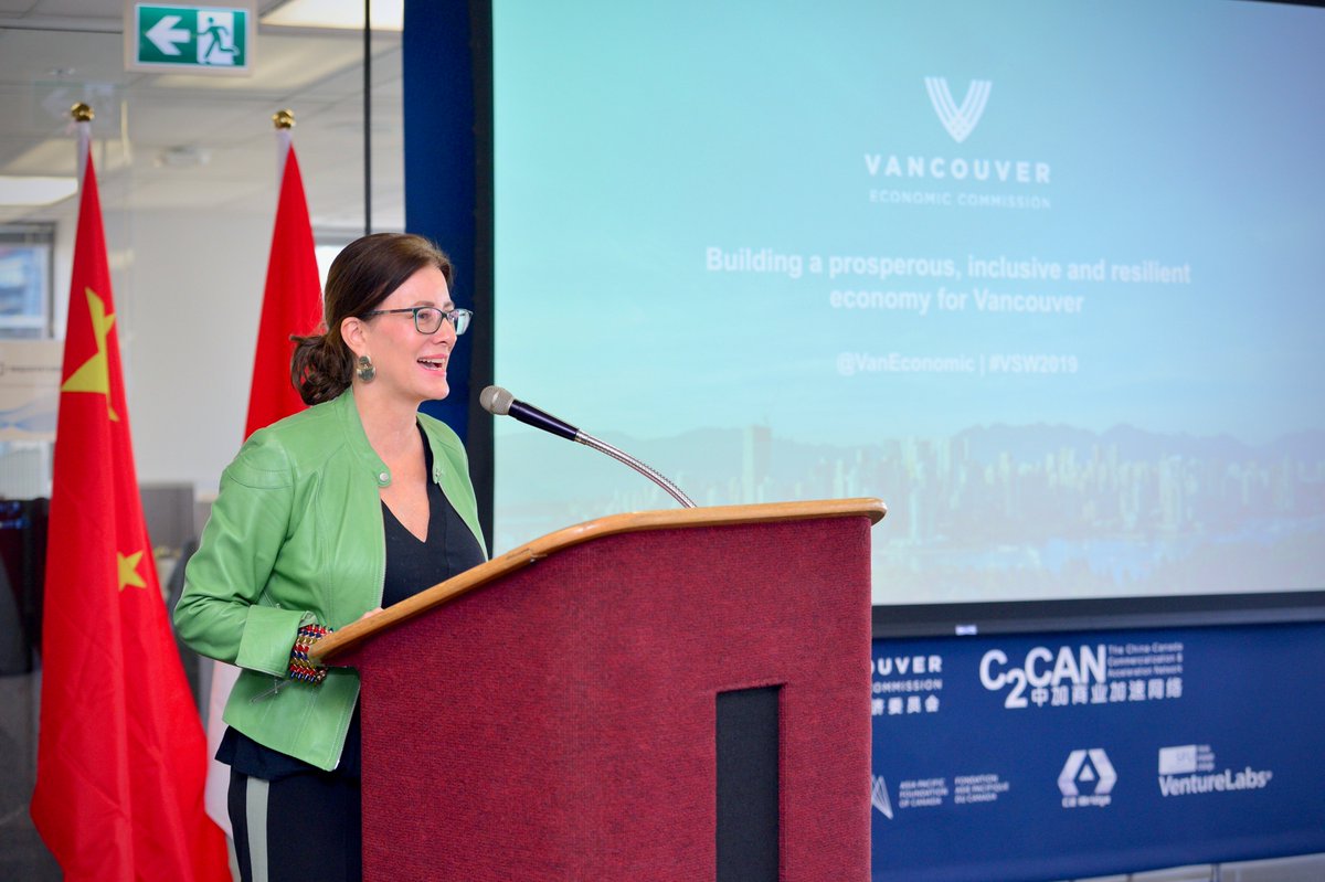 C2iBridge's tweet photo. Thanks everyone for coming to the Canada China Innovation &amp; Investment Summit 2019. We are so grateful to partner with #VSW2019, #VanEconomic, #BCInnovation #SFUVentureLabs, #APFCanada, #Dentons &amp; #SFUInnovates.  See you all in 2020! #innovation #canadachina #startups #c2can https://t.co/cbk7KFmKYN