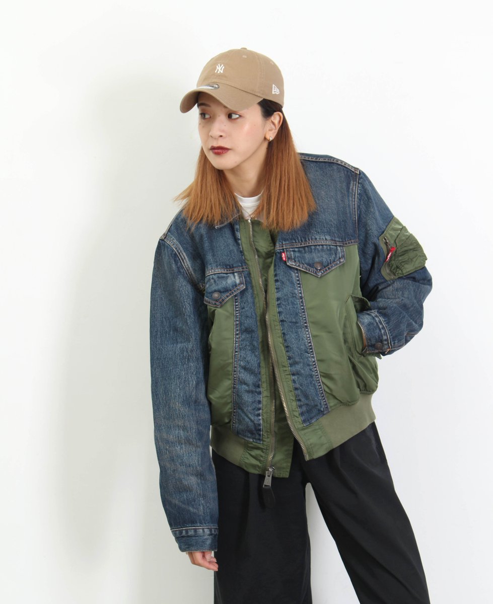 専門店の安心の1ヶ月保証付 Levi's ma-1 ハイブリッドトラッカー
